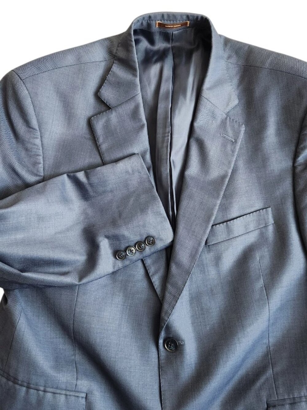 Peter Millar Sport Coat Blazer Jacket Men's 44S Blue Double Vent Business Casual